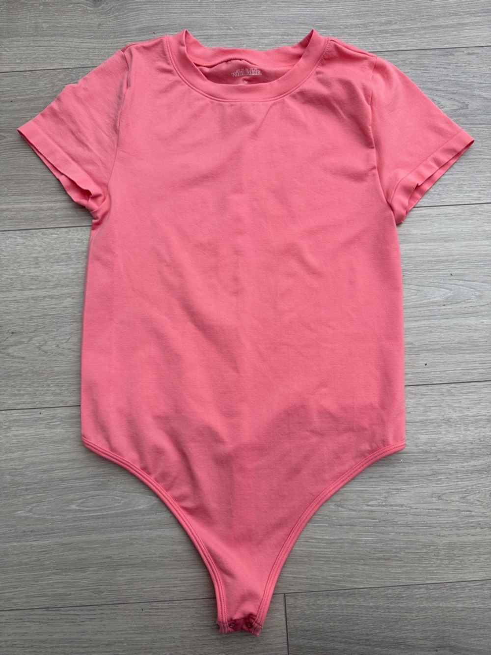 wild fable Coral Pink Short Sleeve Kids Bodysuit